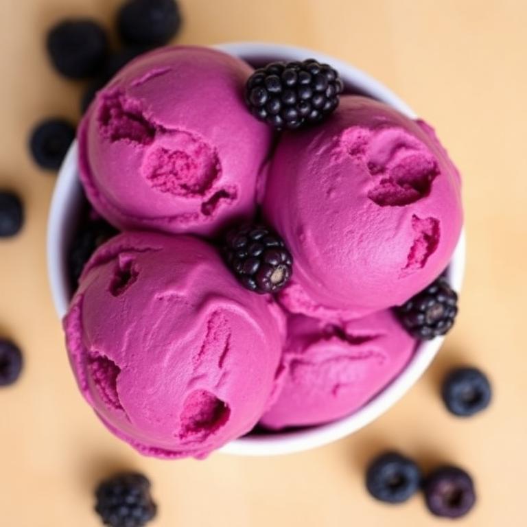 Idaho Huckleberry ice cream